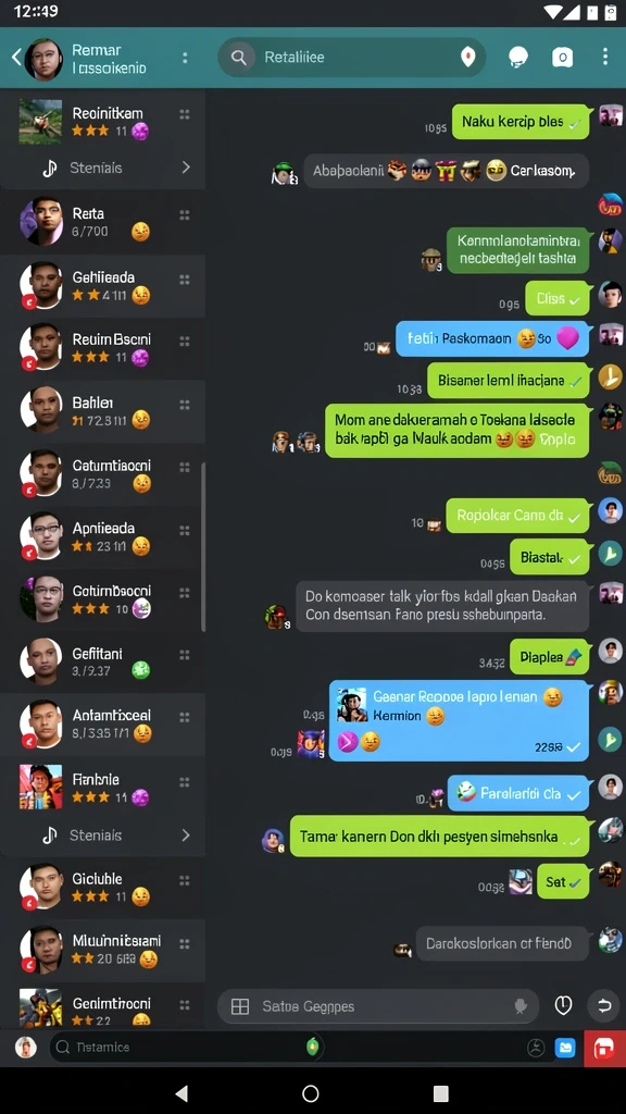 monte77 - Tampilan karakter yang menarik dan penuh warna.